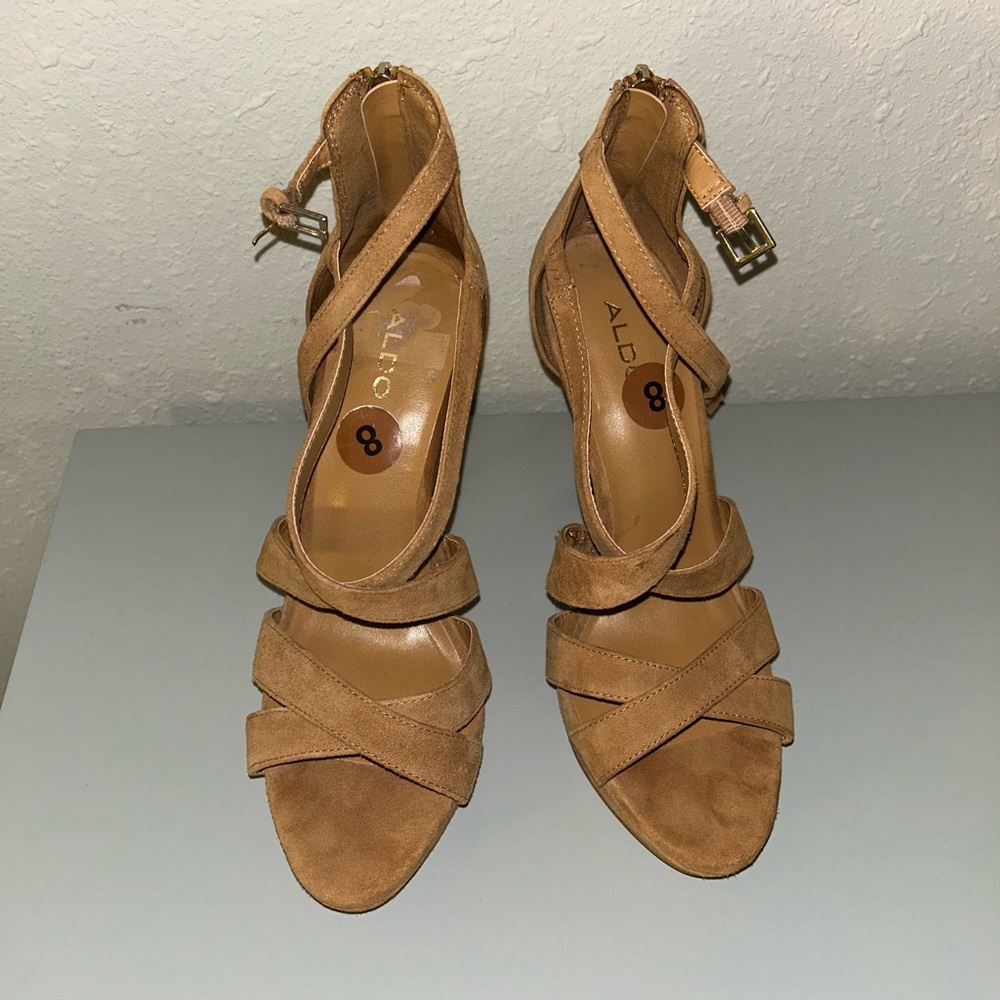 Aldo Brown Strappy Women's Heels